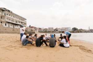 Teenagers participating in one of the workshops