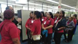 The CAPTA women visit the DELL facilities