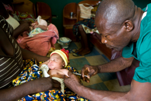 Vaccinations in Toe Town Clinic