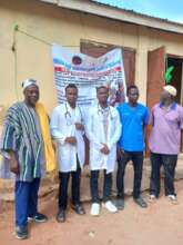 Medical outreach, while the hospital was build