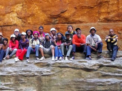 Masi students in the Cederberg Mountains