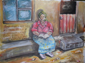 A sample of Simphiwe's artwork