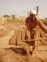 Young women doing a hard labor