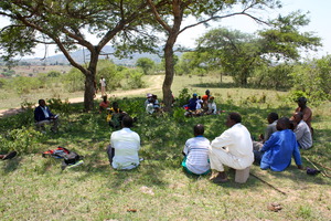 Community elders planning for the graduation