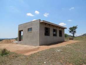 Back view - showing roof for rain water tank