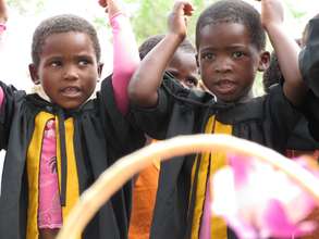 Reciting rhymes at graduation