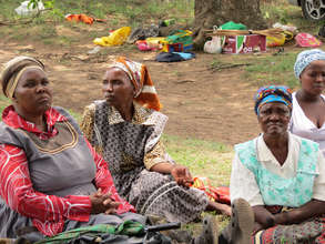 Community women at graduation