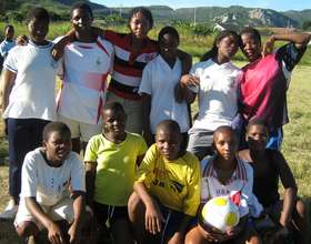 Girls Soccer Team in Sakuva Mutare