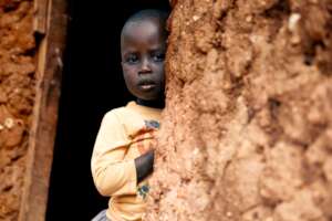 A displaced child in Borno State
