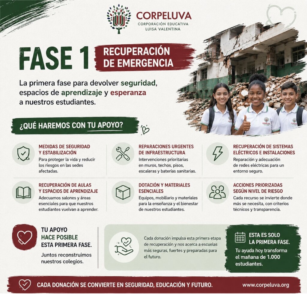 Rebuild Our Schools After the Colombia Earthquake