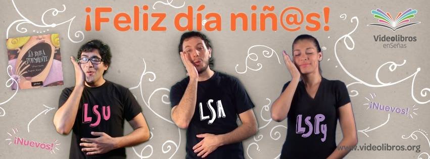 The same book in three different Sign Languages