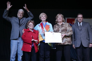 Celebration with the deaf grandparents