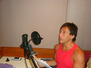 Fabian Gianola recording Ugly Duckling voice over
