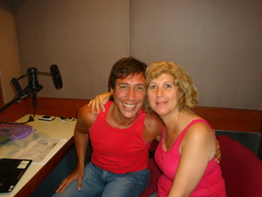 Fabian Gianola with Canales' Project Leader