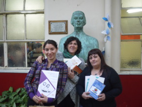 Teachers recieved our materials
