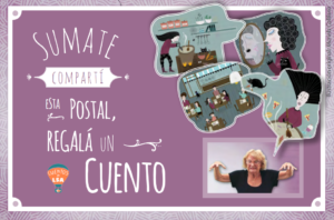 Post card. The witch