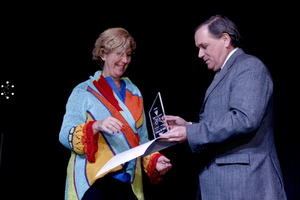 Silvana recieves the Vivalectura Award