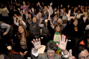 deaf style applauses