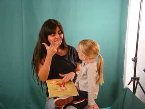 Carla reads to Julia