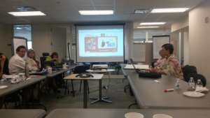 presenting Videobooks in NY UNICEF headquarters