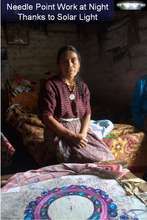 Needle Point at Night with Solar Light