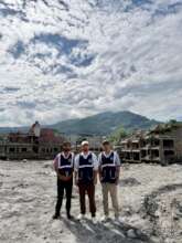 our team on the ground