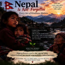 For Nepal's Children and Elderly - Hope Must Survi