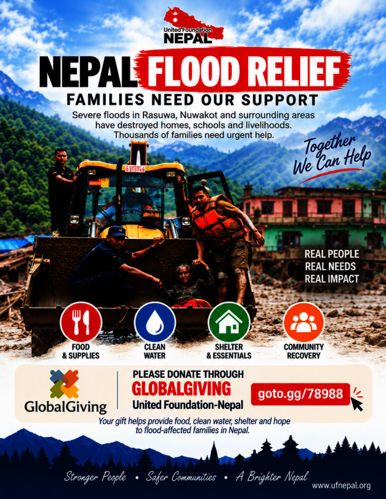 Nepal Flood Relief for Rasuwa and Nuwakot Families