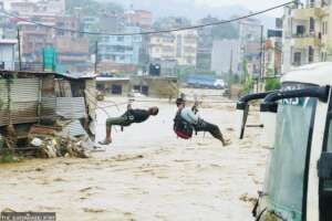 Flood Destruction in Nepal