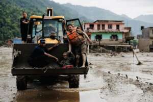 Roads Washed Away