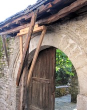 Collapsing entry soon to be repaired