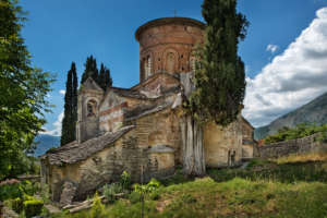 Endangered orthodox church in Gjirokastra district