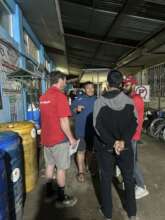 Fuel relief giving fuel to Dhunche hospital