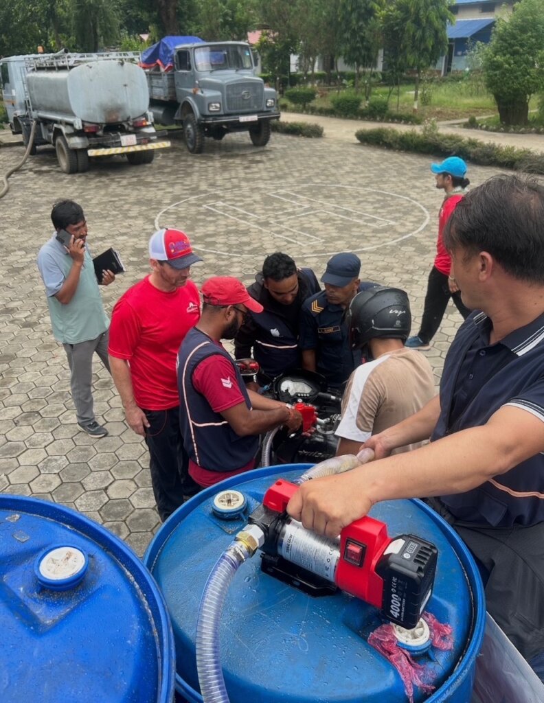 Fuel for Nepal Flood Relief