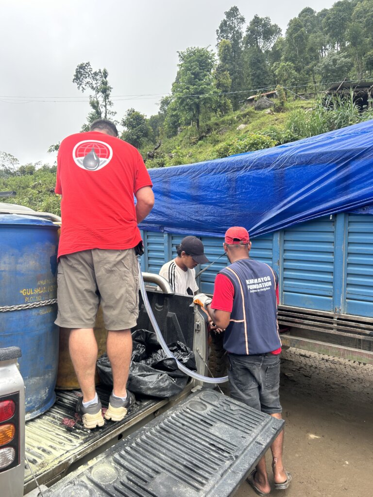 Fuel for Nepal Flood Relief