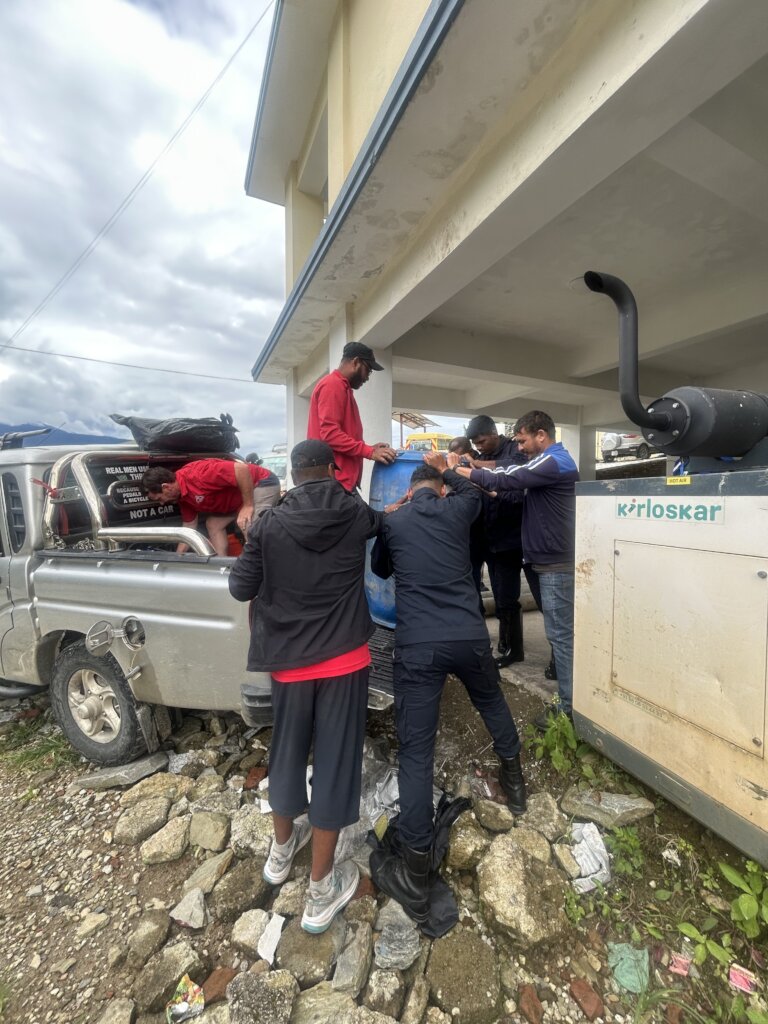 Fuel for Nepal Flood Relief