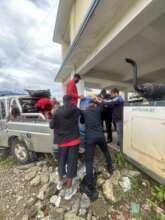 FRF giving fuel to hospital clinic in Dhunche