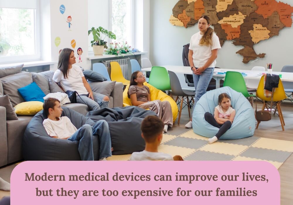 Medical equipment for children from Novy Rozdil