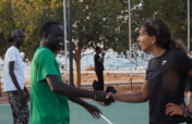 Sponsor basketball sessions for young refugees