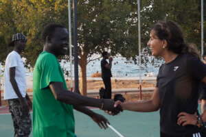Sponsor basketball sessions for young refugees