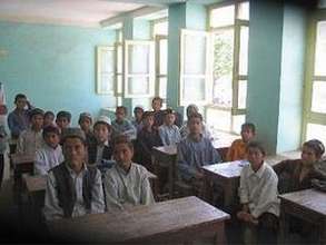 Boys class in Kunduz