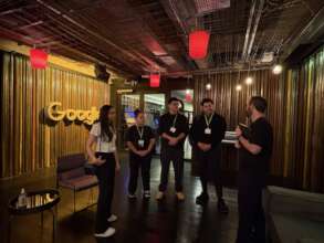 Winners of Hackathon were visit Google office