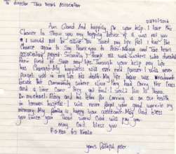 'Thank You' Note