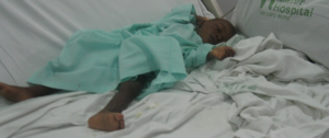 Victor Kamau catherization at Mater Hospital
