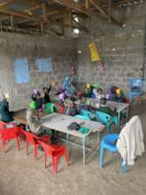 Children enjoying meals in previous event