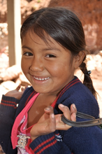 Bolivian Girl's Winning Smile