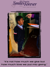 Mother Teresa quote which guides Smiles Forever