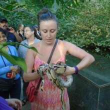 Community College volunteer for Villa Tunari