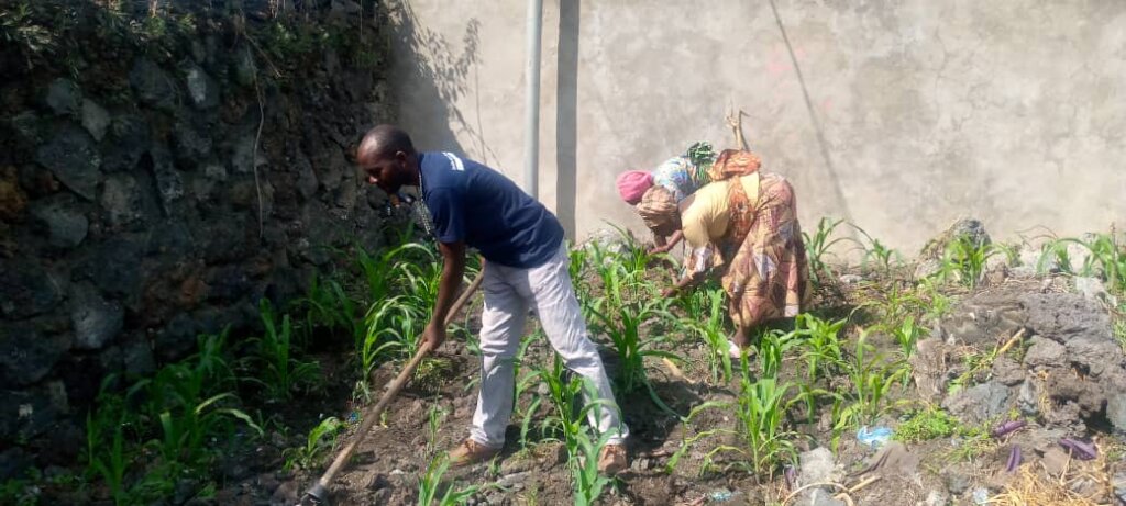Support Displaced Families by Subsistence Farming