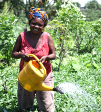 Agnes Kisandala, one of the first clients in DRC